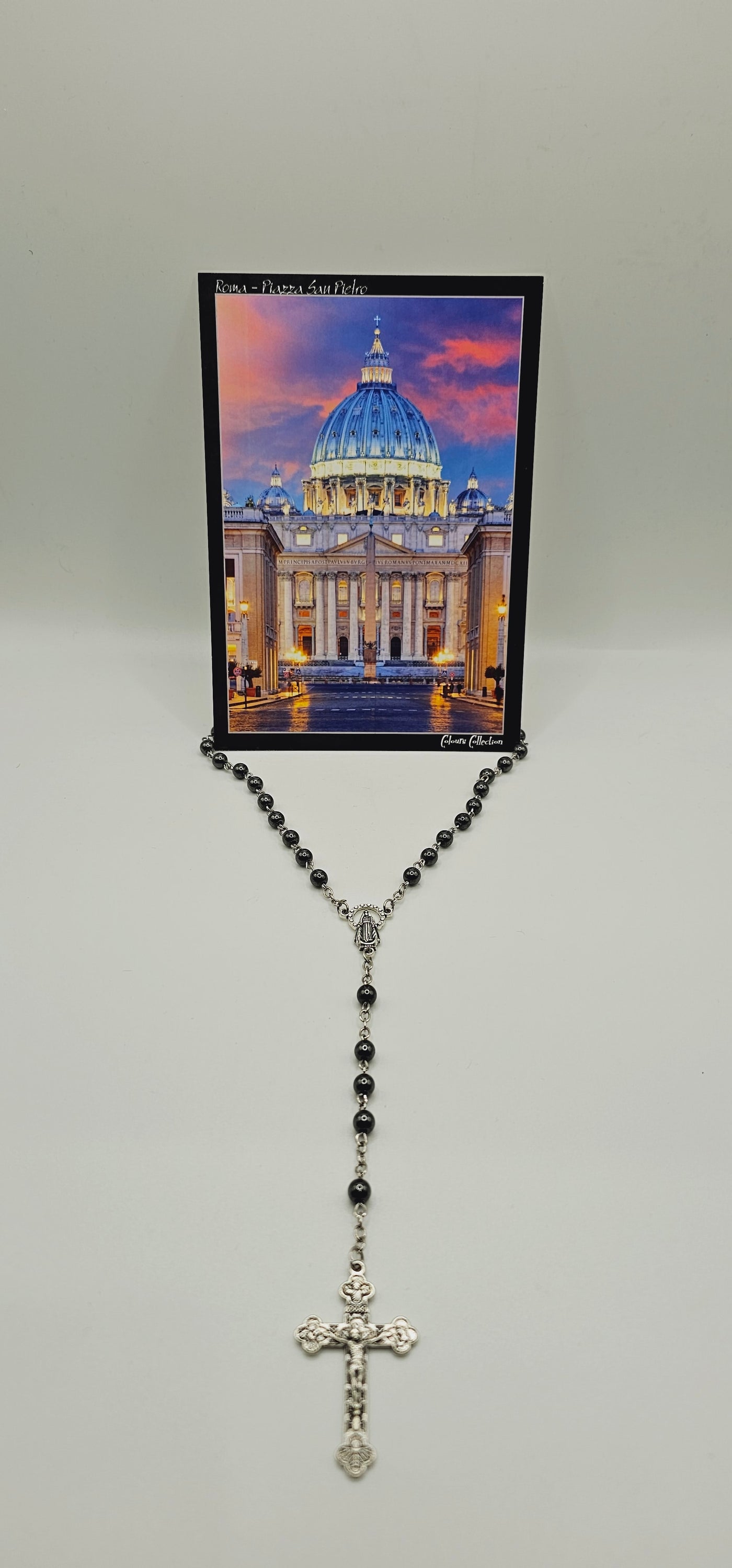 SILVER ROSARY - ST PETER BASILICA