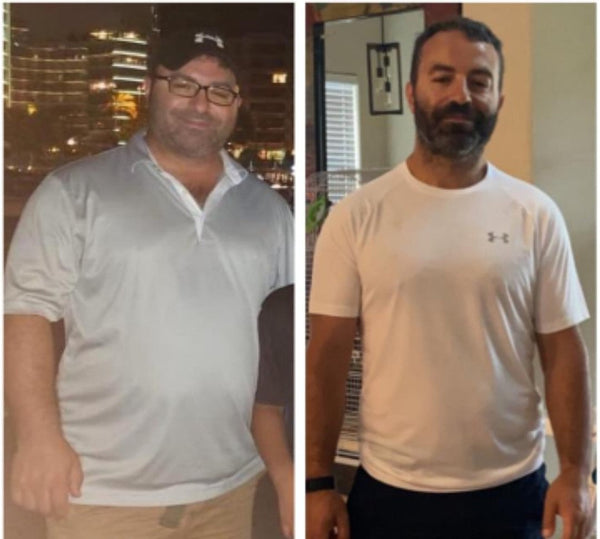 went from 275lbs obese to 185lbs healthy weight