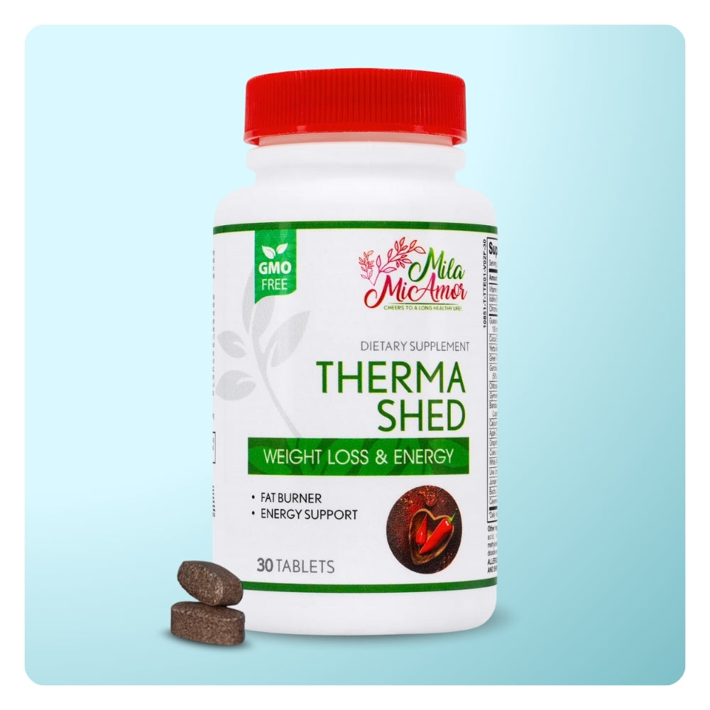 Terma cobertizo quemador de grasa | Suplemento para bajar de peso con Garcinia Cambogia, quitosano y yerba Mate | No GMO | 60 tabletas