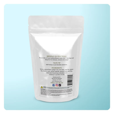 Terra Santa Cleansing Tea | Herbal Blend | Digestive Support | Made in the USA | 14 Tea Bags