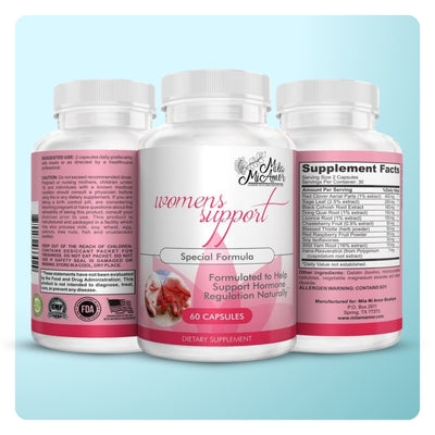 Women's Support | Special Formula | Hormone Regulator w/ Natural Ingredients | 60 Capsules