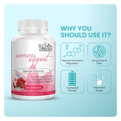 Women's Support | Special Formula | Hormone Regulator w/ Natural Ingredients | 60 Capsules