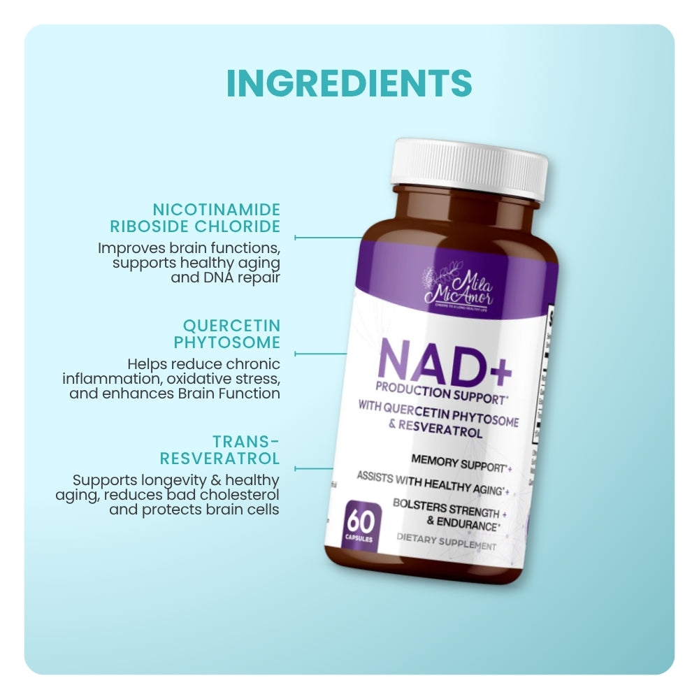 Homme Signature Collection | NAD+ Cellular Energy & Anti-Aging Supplement | Organic Maca Root Sustained Energy Boost | Prostate & Urinary Support
