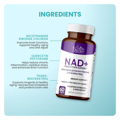 Homme Signature Collection | NAD+ Cellular Energy & Anti-Aging Supplement | Organic Maca Root Sustained Energy Boost | Prostate & Urinary Support