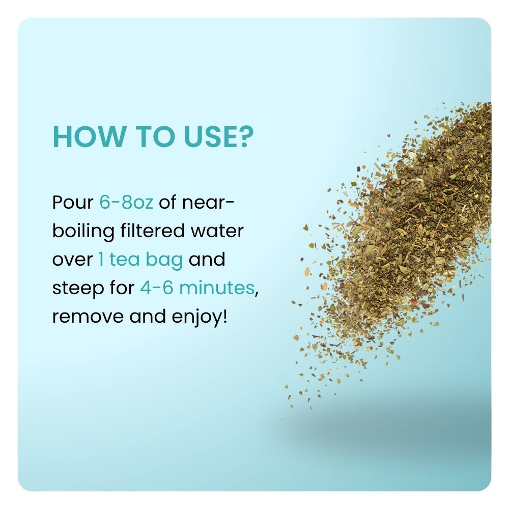 Terra Santa Cleansing Tea | Herbal Blend | Digestive Support | Made in the USA | 14 Tea Bags