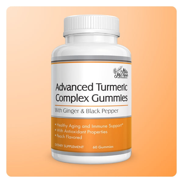 Advanced Turmeric Complex Gummies | Immune Support, Antioxidant Power & Daily Wellness | 60 Gummies