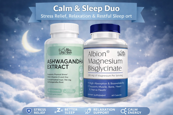 Calm & Sleep Duo | Stress Relief, Relaxation & Restful Sleep Support