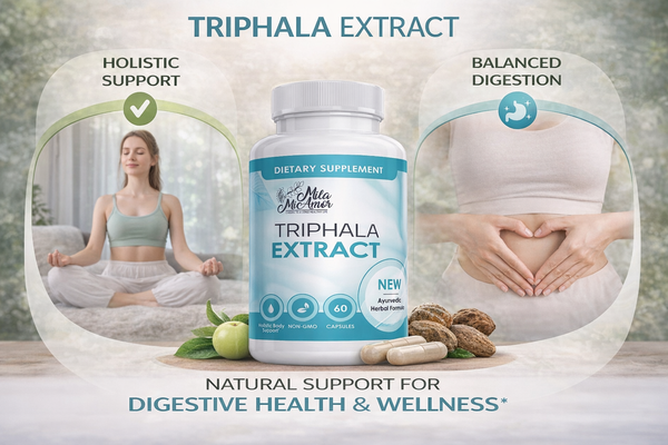 Triphala Extract | Ayurvedic Herbal Formula | Holistic Body Support | 60 Capsules