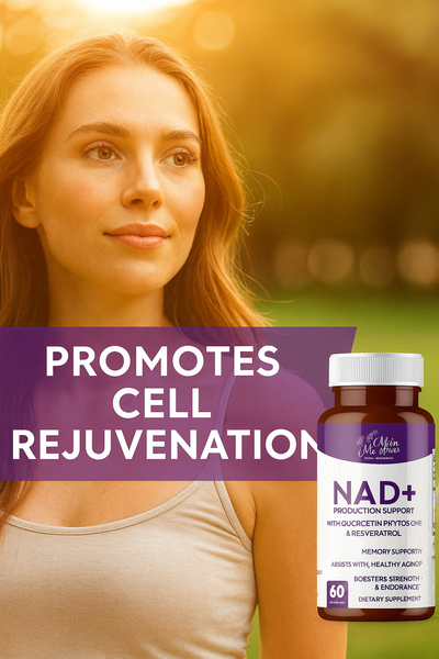 NAD+ Cellular Energy & Anti-Aging Supplement | Boost Energy, Focus & Longevity | Supports Mitochondrial Health, DNA Repair & Brain Function | 60 Capsules