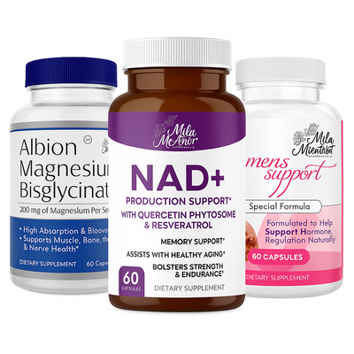 The Auralis Protocol | NAD+ Cellular Energy & Anti-Aging Supplement | Women's Support Hormone Regulator | Magnesium Bisglycinate Recovery Support