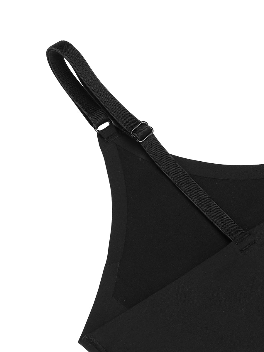 Adjustable Straps Body Shaper w/Tummy Control