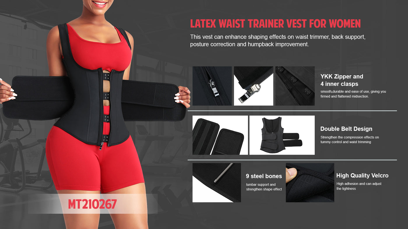Latex Waist Trainer Vest