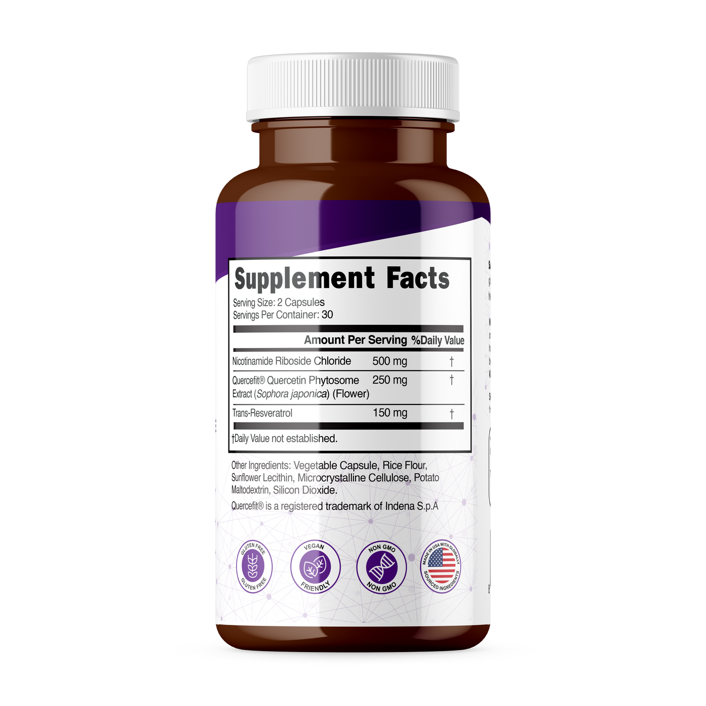 NAD+ Cellular Energy & Anti-Aging Supplement | Boost Energy, Focus & Longevity | Supports Mitochondrial Health, DNA Repair & Brain Function | 60 Capsules