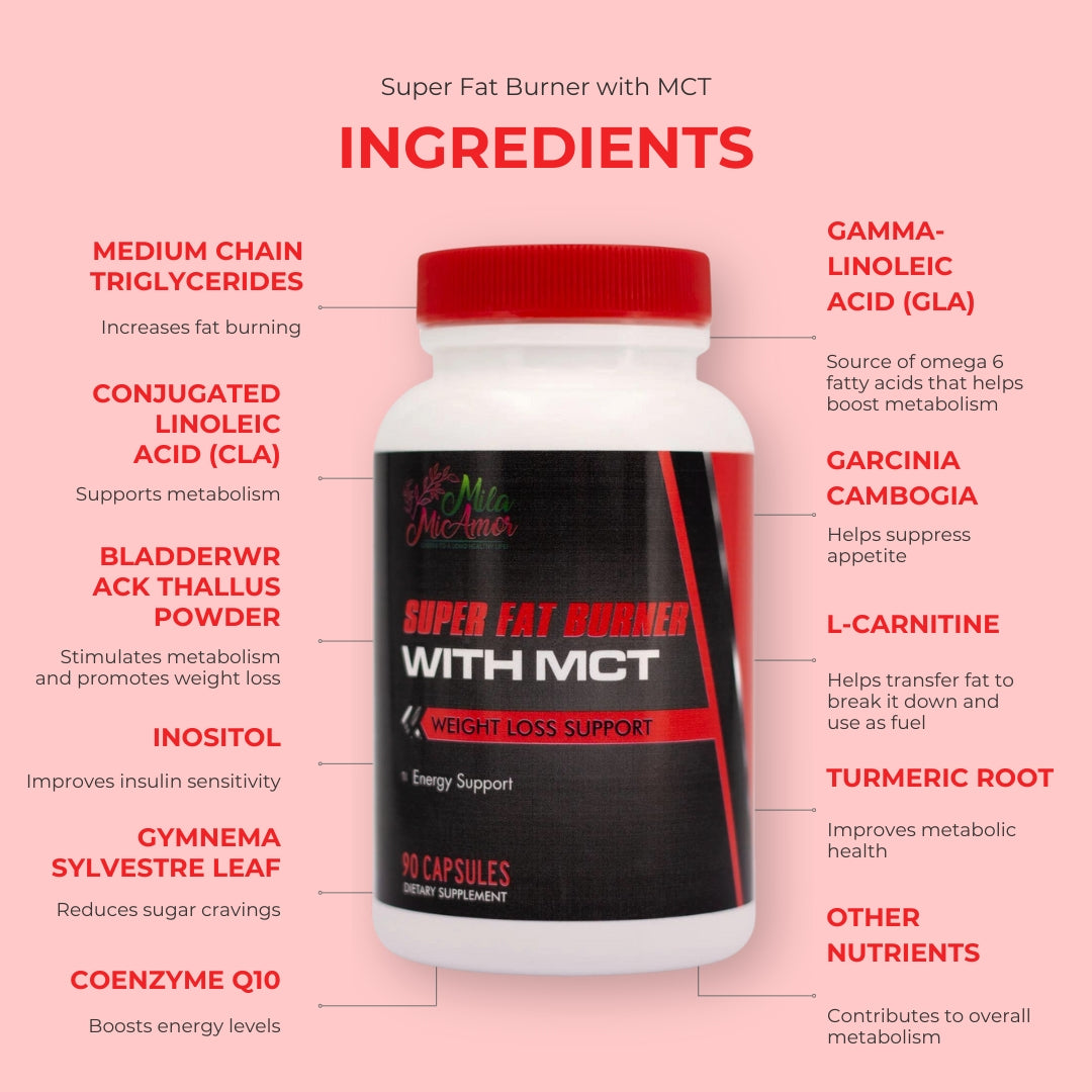 l carnitine mct Super Fat Burner with MCT