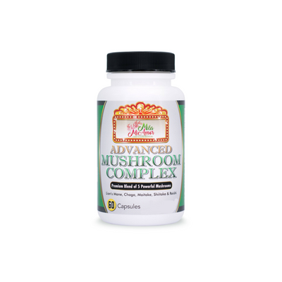 Advanced Mushroom Complex | For Immunity, Gut, Focus, and Clarity | 5 Mushrooms Blend | Lion's Mane, Shiitake, Chaga, Maitake Mushroom and Reishi Extracts | 60 Capsules