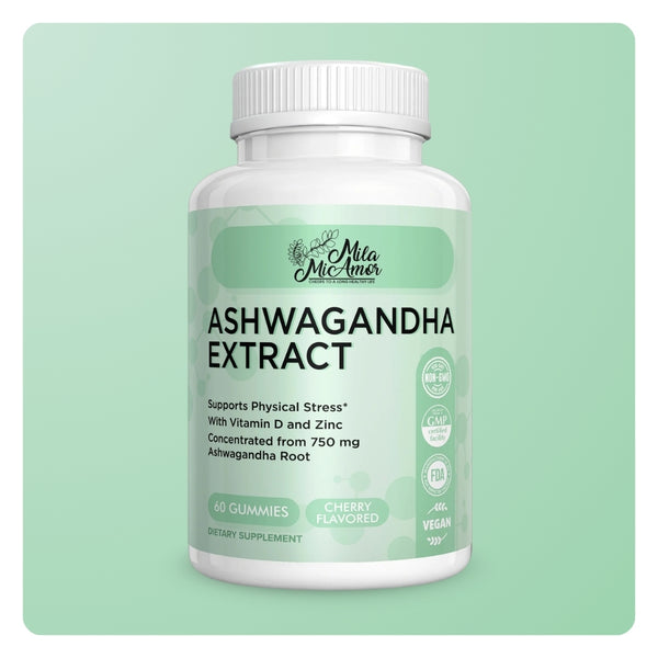 Ashwagandha Extract Gummies | Stress Support, Balanced Energy & Daily Wellness | 60 Gummies