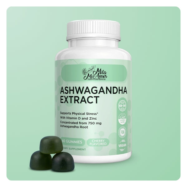 Ashwagandha Extract Gummies | Stress Support, Balanced Energy & Daily Wellness | 60 Gummies