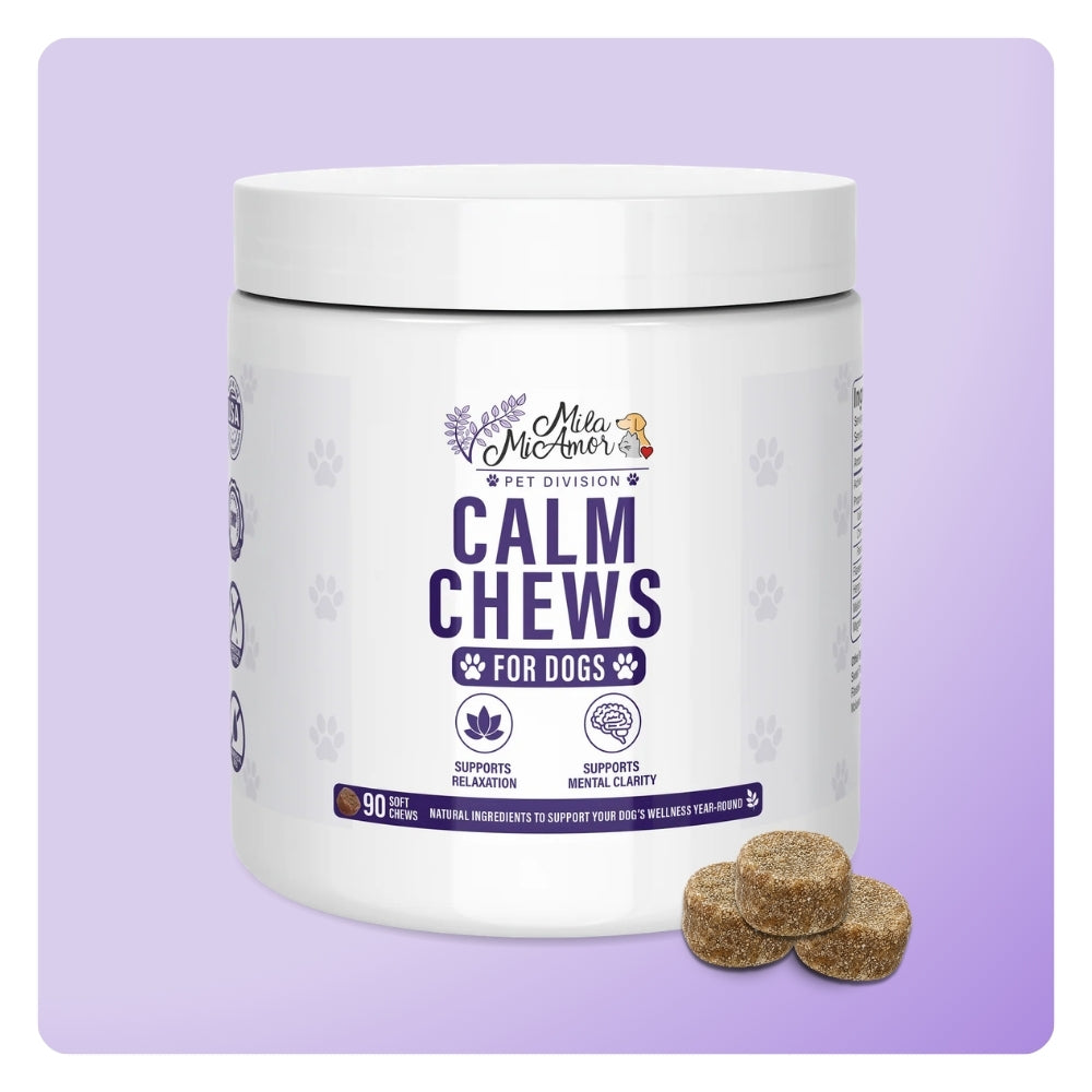 Calm Chews for Dogs – Calming & Relaxation Support – Supports