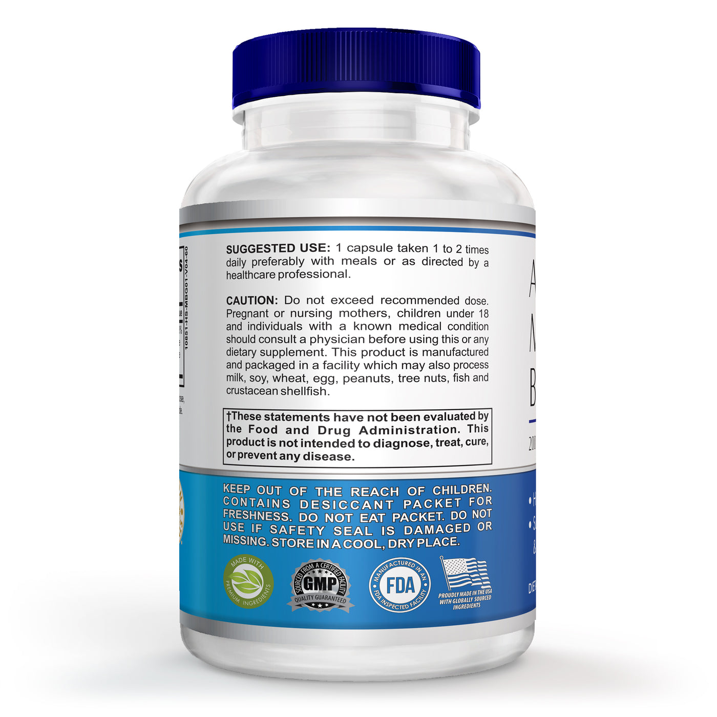 Albion® Magnesium Bisglycinate | Highly Absorbable Chelated Magnesium for Muscle, Sleep & Energy Support | 200 mg per Serving | 60 Capsules