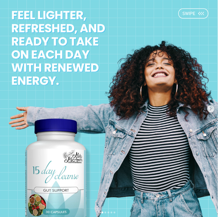 The EternaWell Kit | NAD+ Cellular Energy & Anti-Aging Supplement | 15 Day Cleanse Gut Support | Berberine Complex Healthy Body Support