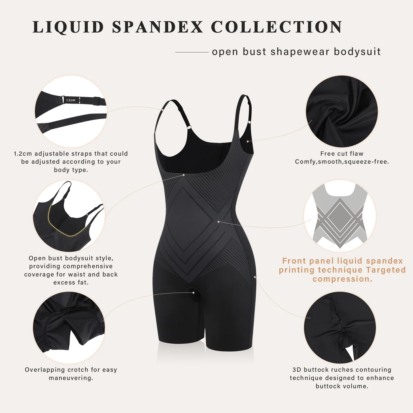 Liquid Spandex Short Shapewear