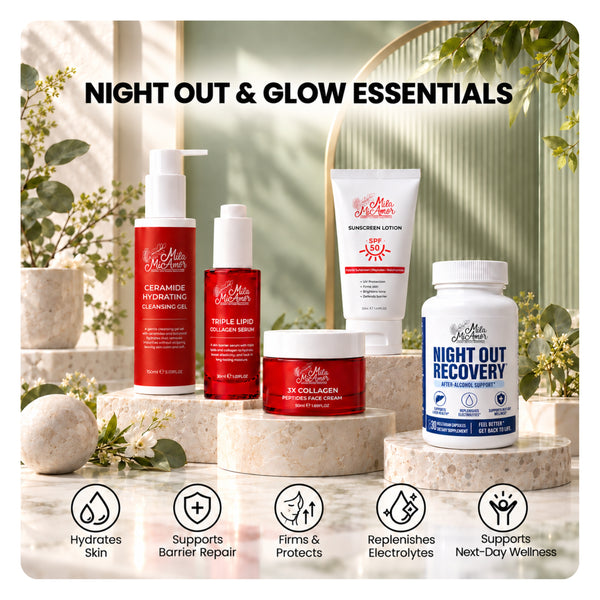 Night Out & Glow Essentials - Glow | Nourish | Recover