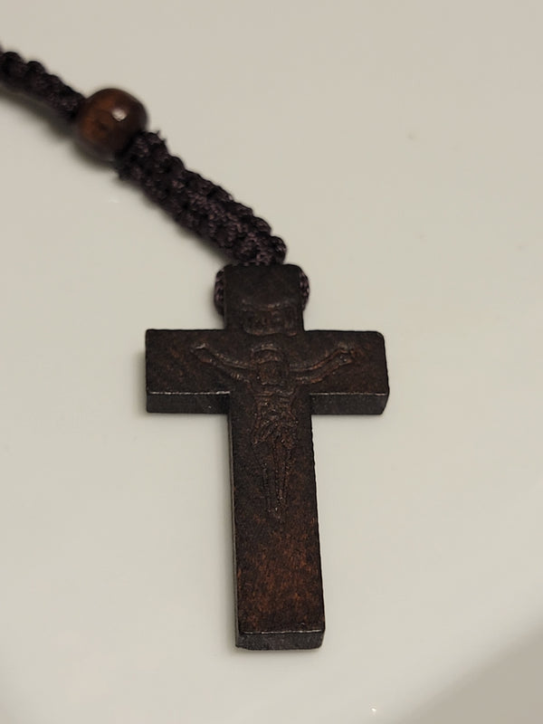 Rosario Con La Cruz - Wood-Like