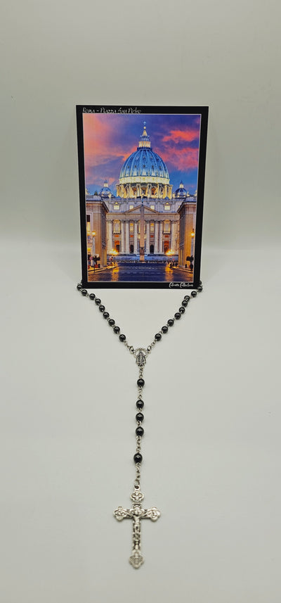 SILVER ROSARY - ST PETER BASILICA