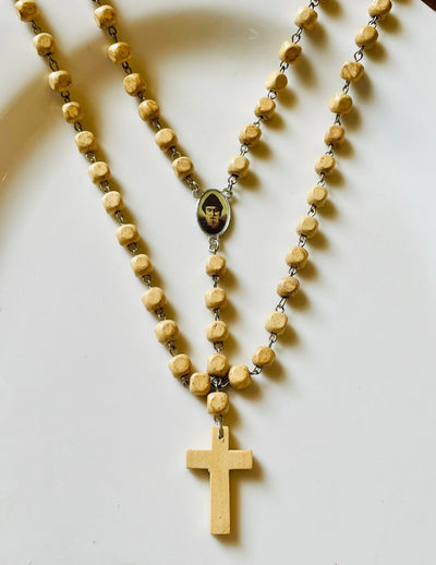 San Charbel Rosary - Light Brown