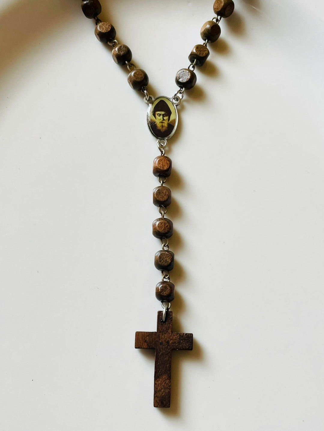 San Charbel Rosary - Dark Brown